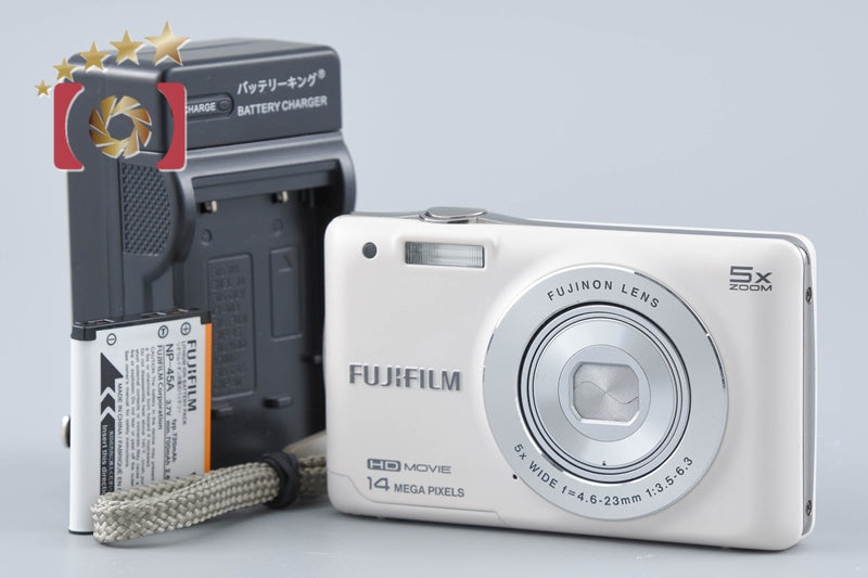 【中古】FUJIFILM 富士フイルム FINEPIX JX600 ホワイト コンパクトデジタルカメラ