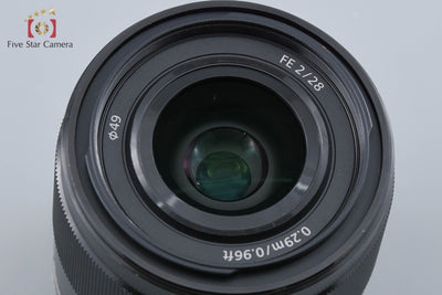 【中古】SONY ソニー FE 28mm f/2 SEL28F20
