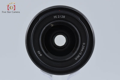 【中古】SONY ソニー FE 28mm f/2 SEL28F20