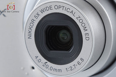 【中古】Nikon ニコン COOLPIX L23 シルバー コンパクトデジタルカメラ