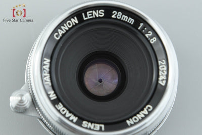【中古】Canon キヤノン 28mm f/2.8 L39 ライカスクリューマウント