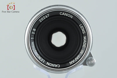 【中古】Canon キヤノン 28mm f/2.8 L39 ライカスクリューマウント