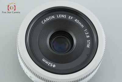 【中古】Canon キヤノン EF 40mm f/2.8 STM ホワイト