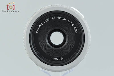 【中古】Canon キヤノン EF 40mm f/2.8 STM ホワイト
