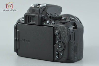 【中古】Nikon ニコン D5500 ブラック ダブルズームキット