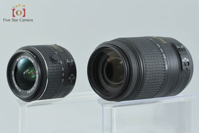 【中古】Nikon ニコン D5500 ブラック ダブルズームキット