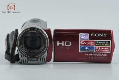 【中古】SONY ソニー ハンディカム HDR-CX180 レッド ビデオカメラ
