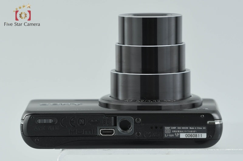 中古】SONY ソニー Cyber-shot DSC-WX200 ブラック デジタルスチル