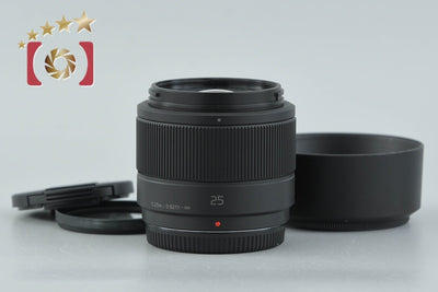 【中古】Panasonic パナソニック LUMIX G 25mm f/1.7 ASPH. H-H025 ブラック