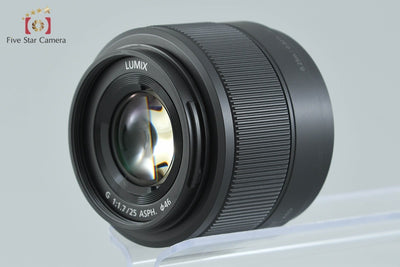 【中古】Panasonic パナソニック LUMIX G 25mm f/1.7 ASPH. H-H025 ブラック