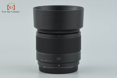 【中古】Panasonic パナソニック LUMIX G 25mm f/1.7 ASPH. H-H025 ブラック