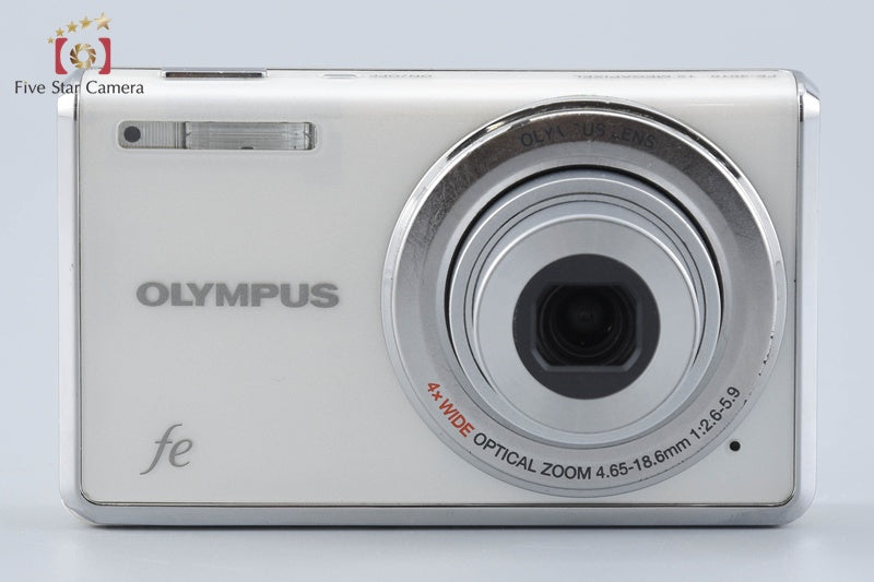 中古】OLYMPUS オリンパス FE-4010 ホワイト コンパクトデジタルカメラ