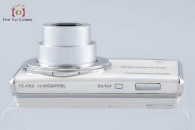 【中古】OLYMPUS オリンパス FE-4010 ホワイト コンパクトデジタルカメラ