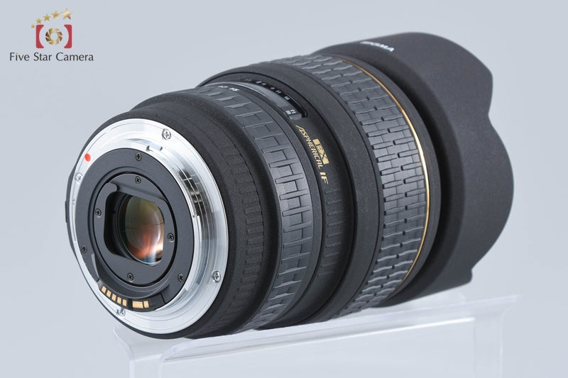 中古】SIGMA シグマ 15-30mm f/3.5-4.5 EX DG Aspherical IF キヤノン