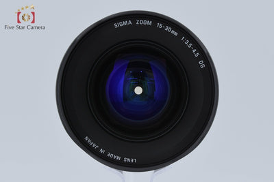 【中古】SIGMA シグマ 15-30mm f/3.5-4.5 EX DG Aspherical IF キヤノン用