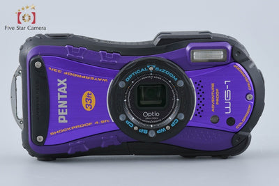 【中古】RICOH リコー PENTAX ペンタックス Optio WG-1 パープル 防水アクションカメラ
