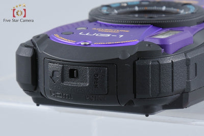 【中古】RICOH リコー PENTAX ペンタックス Optio WG-1 パープル 防水アクションカメラ