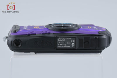 【中古】RICOH リコー PENTAX ペンタックス Optio WG-1 パープル 防水アクションカメラ