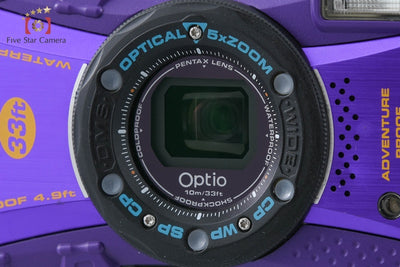 【中古】RICOH リコー PENTAX ペンタックス Optio WG-1 パープル 防水アクションカメラ