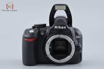 【中古】Nikon ニコン D3100 ダブルズームキット ブラック シャッター回数僅少