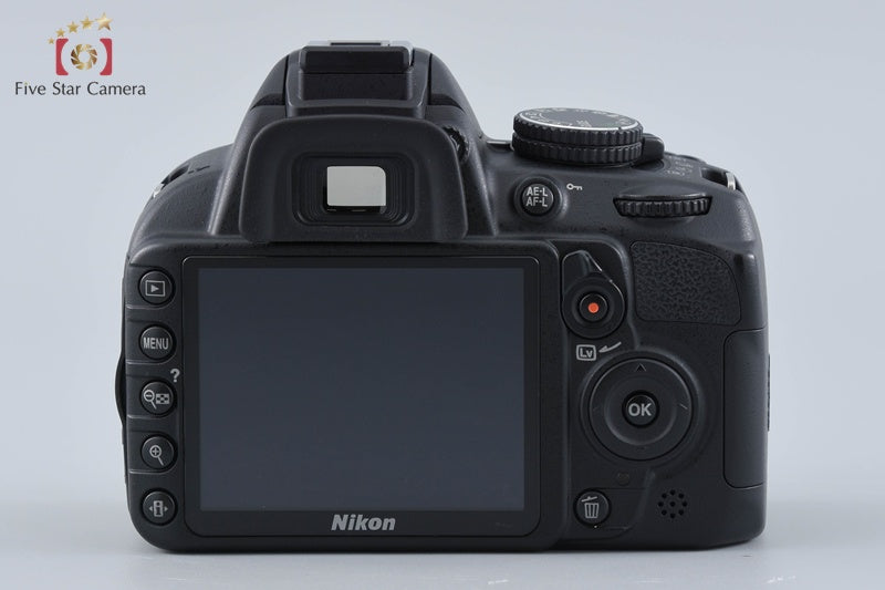 中古】Nikon ニコン D3100 ダブルズームキット ブラック シャッター