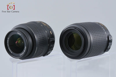 【中古】Nikon ニコン D3100 ダブルズームキット ブラック シャッター回数僅少
