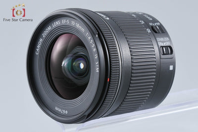 【中古】Canon キヤノン EF-S 10-18mm f/4.5-5.6 IS STM 元箱付き
