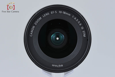 【中古】Canon キヤノン EF-S 10-18mm f/4.5-5.6 IS STM 元箱付き