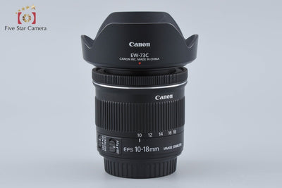 【中古】Canon キヤノン EF-S 10-18mm f/4.5-5.6 IS STM 元箱付き