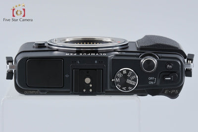 【中古】OLYMPUS オリンパス PEN E-P5 ブラック ミラーレス一眼カメラ シャッター回数僅少