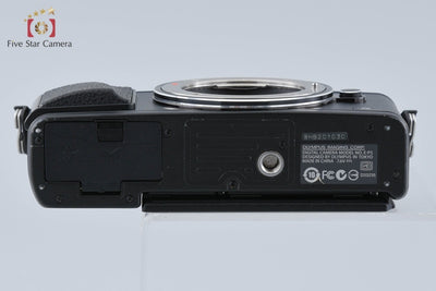 【中古】OLYMPUS オリンパス PEN E-P5 ブラック ミラーレス一眼カメラ シャッター回数僅少