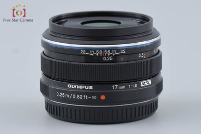 【中古】OLYMPUS オリンパス M.ZUIKO DIGITAL 17mm f/1.8 ブラック