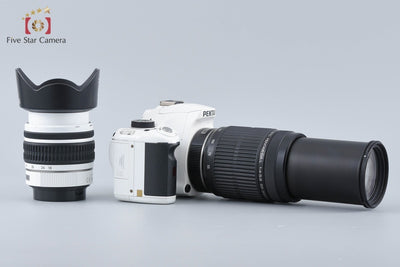 【中古】PENTAX ペンタックス K-x ダブルズームレンズキット ホワイト