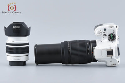 【中古】PENTAX ペンタックス K-x ダブルズームレンズキット ホワイト