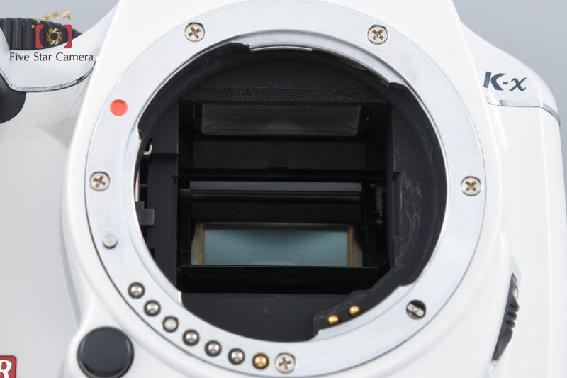 中古】PENTAX ペンタックス K-x ダブルズームレンズキット ホワイト
