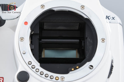 【中古】PENTAX ペンタックス K-x ダブルズームレンズキット ホワイト