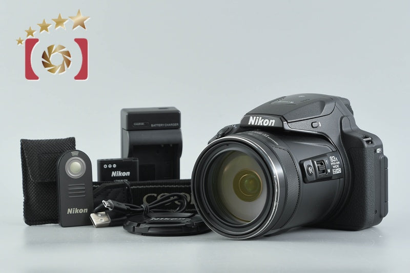 【中古】Nikon ニコン COOLPIX P900 ブラック コンパクトデジタルカメラ