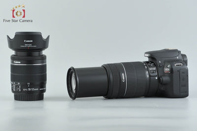 【中古】Canon キヤノン EOS Kiss X7 ダブルズームキット ブラック