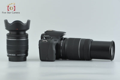 【中古】Canon キヤノン EOS Kiss X7 ダブルズームキット ブラック