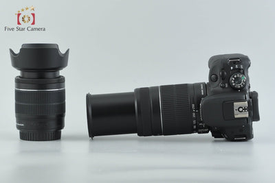 【中古】Canon キヤノン EOS Kiss X7 ダブルズームキット ブラック
