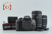 【中古】Canon キヤノン EOS Kiss X7i ダブルズームキット シャッター回数僅少