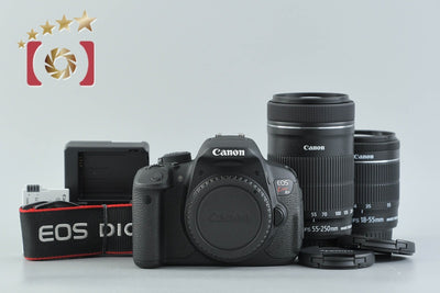 【中古】Canon キヤノン EOS Kiss X7i ダブルズームキット シャッター回数僅少