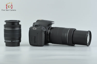 【中古】Canon キヤノン EOS Kiss X7i ダブルズームキット シャッター回数僅少