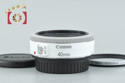 【中古】Canon キヤノン EF 40mm f/2.8 STM ホワイト