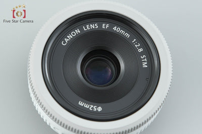 【中古】Canon キヤノン EF 40mm f/2.8 STM ホワイト
