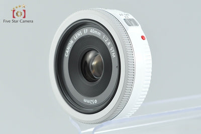 【中古】Canon キヤノン EF 40mm f/2.8 STM ホワイト