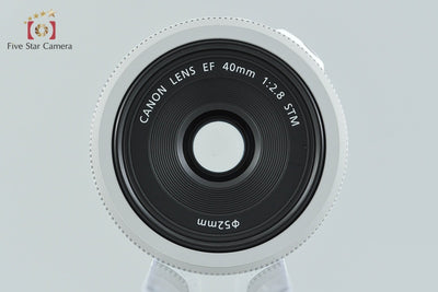 【中古】Canon キヤノン EF 40mm f/2.8 STM ホワイト
