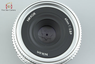 【中古】Nikon ニコン Ai NIKKOR 45mm f/2.8 P シルバー