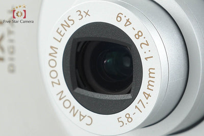 【中古】Canon キヤノン IXY Digital 10 シルバー コンパクトデジタルカメラ 元箱付き