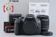 【中古】Canon キヤノン EOS Kiss X90 EF-S 18-55 IS II レンズキット シャッター回数僅少 元箱付き